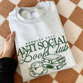 Anti Social Book Club Crewneck Shirt, Bookish Sweatshirt,  Bookworm Shirts, Gifts for Book Lovers, For Men, For Women Hoodie