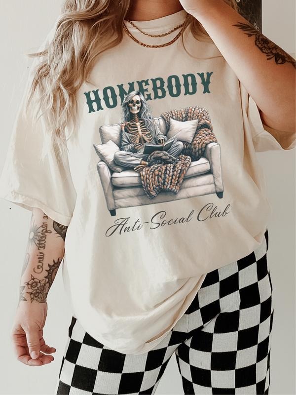 Anti-Social Club ~ Women's Clothing Printed in South Carolina USA Unisex Sizing, Graphic tee, Fashion Cotton, Streetwear,...