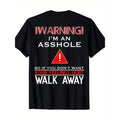 Anti Social Shirt Warning I'm An.. T-Shirt Adult Humor Made in USA Hoodie, Sweatshirt | GrindPrints.com