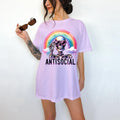 Anti-Social Skeleton- T-Shirt, Mental Health Tee, Cute Graphic, Funny Apparel Hoodie, Sweatshirt | GrindPrints.com