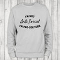 Anti-Social Sweatshirt Classic Womenswear T-Shirts, Hoodie | GrindPrints.com