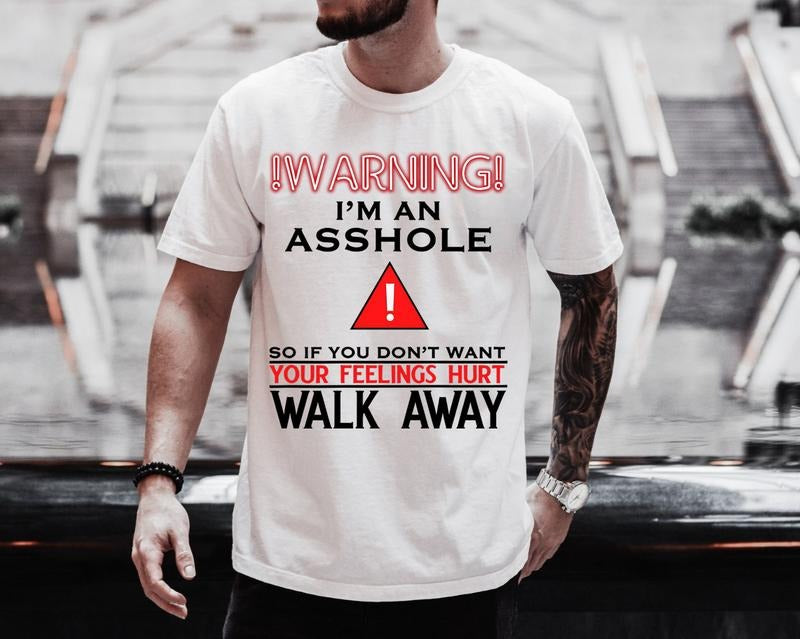 Anti Social T-Shirt Warns Me Of Being A Jerk Hoodie, Sweatshirt | GrindPrints.com