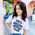 Anti Social Wives Club Graphic Tee Hoodie, Sweatshirt | GrindPrints.com