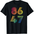 Anti Trump 8647 86 47 Impeach 47 Anti-Trump President Retro T-Shirt Hoodie, Sweatshirt | GrindPrints.com