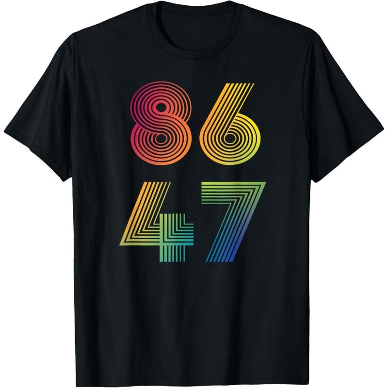 Anti Trump 8647 86 47 Impeach 47 Anti-Trump President Retro T-Shirt Hoodie, Sweatshirt | GrindPrints.com