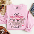 Anti Valentine's Club, Skeleton, Sweatshirt, Valentine's Day, Crew Neck, Women's, Crewneck, Valentine's Day, Love, Heart,...