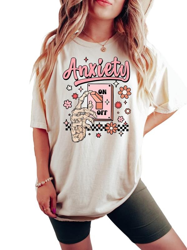 Anxiety On Shirt, Funny Shirt, Mental Health Awareness Shirt Hoodie, Sweatshirt | GrindPrints.com