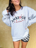 Anxious AF Graphic Top T-Shirts, Hoodie, Sweatshirt | GrindPrints.com