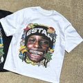 Aonga Harajuku Vintage Y2K Aesthetic Print T-shirt Loose Gothic Fashion Street Rock Tops T-Shirt, Hoodie, Sweatshirt...