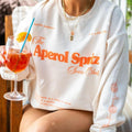 'Aperol Spritz Social Club' Crewneck Sweatshirt T-Shirts, Hoodie | GrindPrints.com