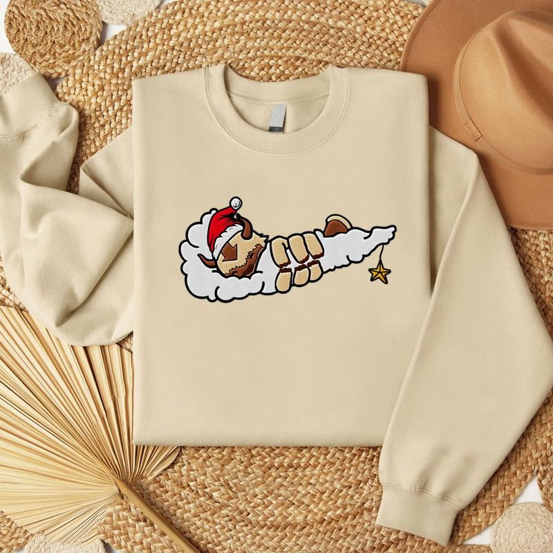 Appa Embroidered Sweatshirt, Avatar Cute Tshirt, Embroidery Gift for Fans, Trending Tee Hoodie | GrindPrints.com