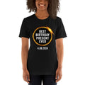 April 8th Birthday Tee, Total Solar Eclipse Shirt, Eclipse Viewing Shirt, Solar Eclipse 2024, Unisex T-Shirt, Gifts For...