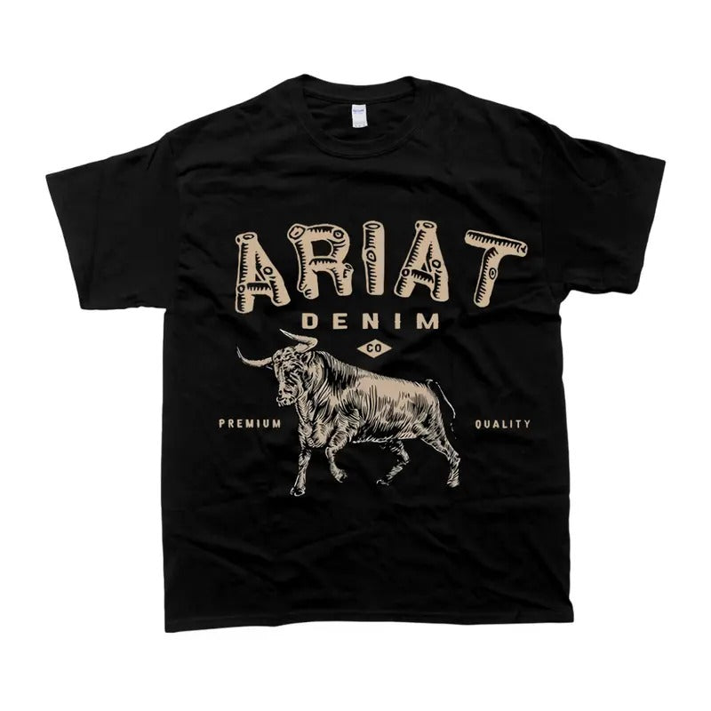 Ariat Denim Cowboy T-shirt Unisex Tshirt For Men For Women Tee Sweatshirt Hoodie | GrindPrints.com