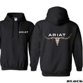 Ariat Longhorn Bull Skull Hoodie, Western Style, Ideal for Outdoor Activities and Casual Wear, Unisex - Womenswear,...