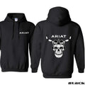 Ariat Unisex Hoodie, Intricate Dual Bull Skull Design, Perfect for Everyday Wear Hoodie, Womenswear T-Shirts, Sweatshirt