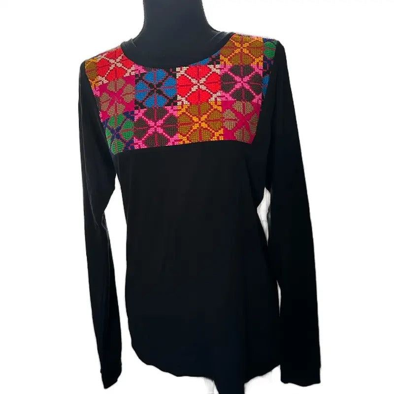 Artesanal Women shirts hand made Blouse Long Sleeve Hoodie, Sweatshirt | GrindPrints.com