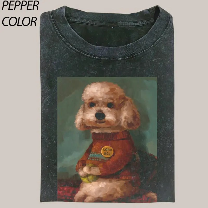 Artist Alison Friend Artwork Cute Pet Painting Vintage Graphic T-shirt , Funny Dog Cute lovers Tee, meme shirts, Gift For...