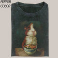 Artist Alison Friend Poster Funny Cute Animals - Harajuku Guinea Pig Noodles Ramen T-Shirt, graphic, meme shirts, Gift...