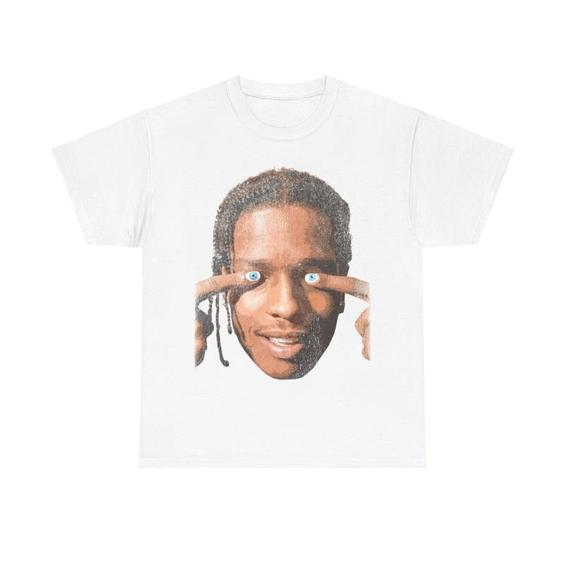 Asap Rocky Nails Eyes T-Shirt Unisex Trippy Hip-Hop Style Graphic Bootleg Hoodie, Sweatshirt | GrindPrints.com