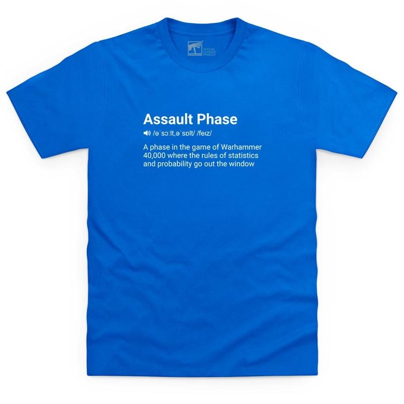 Assault Phase Definition T Shirt - WARHAMMER MERCH Hoodie, Sweatshirt | GrindPrints.com