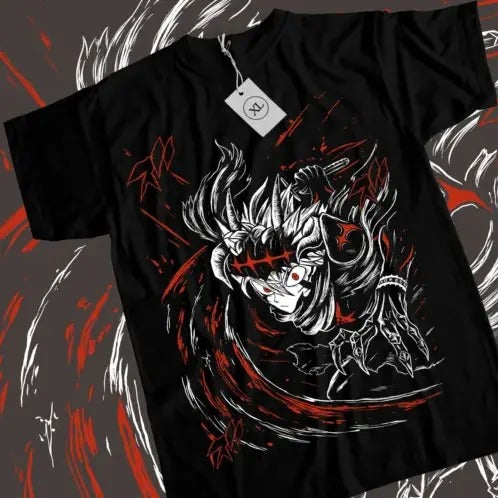 Asta Yuno T-shirt Black Clover Top Anime Manga Girl Gifts Black Shirt All Size Hoodie, Sweatshirt | GrindPrints.com