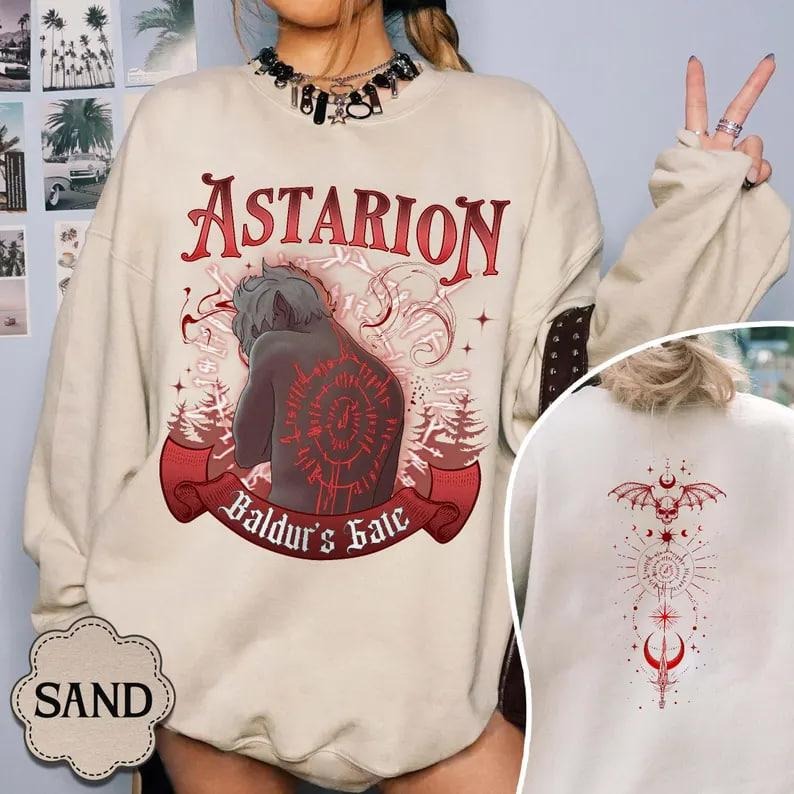 Astarion Baldur's Gate Sweatshirt, Astarion Baldurs Gate 3 Shirt, Astarion High Elf Shirt, Dungeons And Dragons Shirt,...
