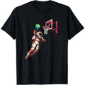 Astronaut Basketball Outer Space Gifts Men Kids Women Space T-Shirt made in usa Hoodie, Sweatshirt | GrindPrints.com