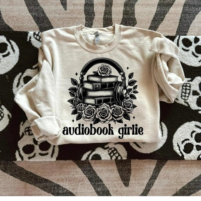 Audiobook Girlie DTF Transfers - THIS IS NOT A SHIRT Hoodie, Sweatshirt | GrindPrints.com