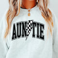 Auntie Checkered Retro Cotton Fit Sleeve Comfortable Cute CASUAL COTTON Womenswear Athletic T-Shirts, Hoodie, Sweatshirt
