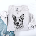 Australian Cattle, Blue Heeler, Pet, Dog Breed Sweatshirt, Crew Neck, Women's, Crewneck T-Shirts, Hoodie | GrindPrints.com