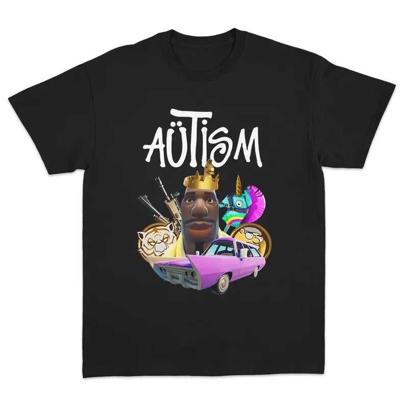 Aut1sm Fort T-Shirt, Unisex Shirt, Gift For Men, Women Menswear Top Hoodie, Sweatshirt | GrindPrints.com
