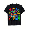Autism Awareness Autism Support Squad Family T-Shirt Hoodie, Sweatshirt | GrindPrints.com