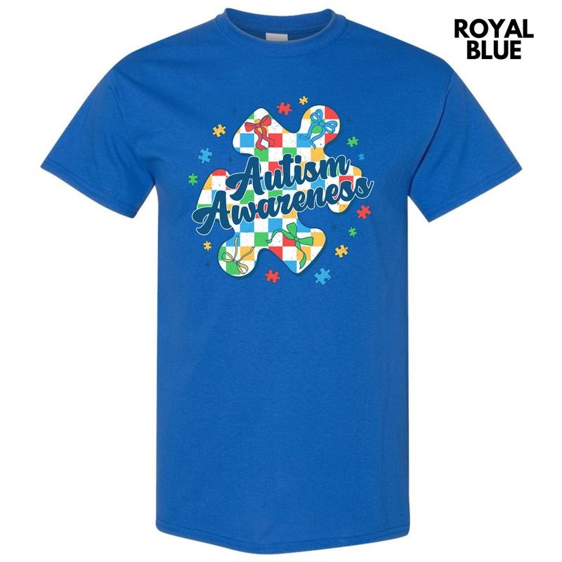 Autism Awareness Gildan Short Sleeve T-Shirt 'NLB' Hoodie, Sweatshirt | GrindPrints.com