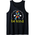 Autism Awareness Kindness Ribbon Heart Tank Top MADE IN USA T-Shirts, Hoodie, Sweatshirt | GrindPrints.com