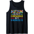 Autism Is Not Contagious but Kindness Is - Autism Awareness Tank Top MADE IN USA T-Shirts, Hoodie, Sweatshirt