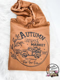 Autumn Harvest Market Cozy Carmel Shirt Hoodie, Sweatshirt | GrindPrints.com