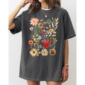 Autumn Pressed Flowers Shirt, Beautiful, Nature, Leaves, Botanical, Fall Shirt Hoodie, Sweatshirt | GrindPrints.com