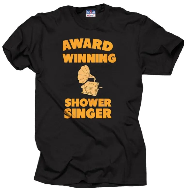 Award Winning Shower Singer T-shirt Funny T-shirt Singer shirt Hoodie, Sweatshirt | GrindPrints.com