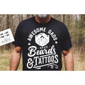 Awesome Dads Have Beards Tattoos Shirt Shirt Funny Dad Shirt Dad T-Shirts, Hoodie, Sweatshirt