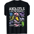 Axolotls Of The World Cute Kawaii Axolotl T-Shirt Made in USAstyle{n002}2 Hoodie, Sweatshirt | GrindPrints.com