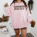 Aztec Blue Orange Wifey Sweatshirt, western clothing hoodies, western outfits women, western tops T-Shirts | GrindPrints.com