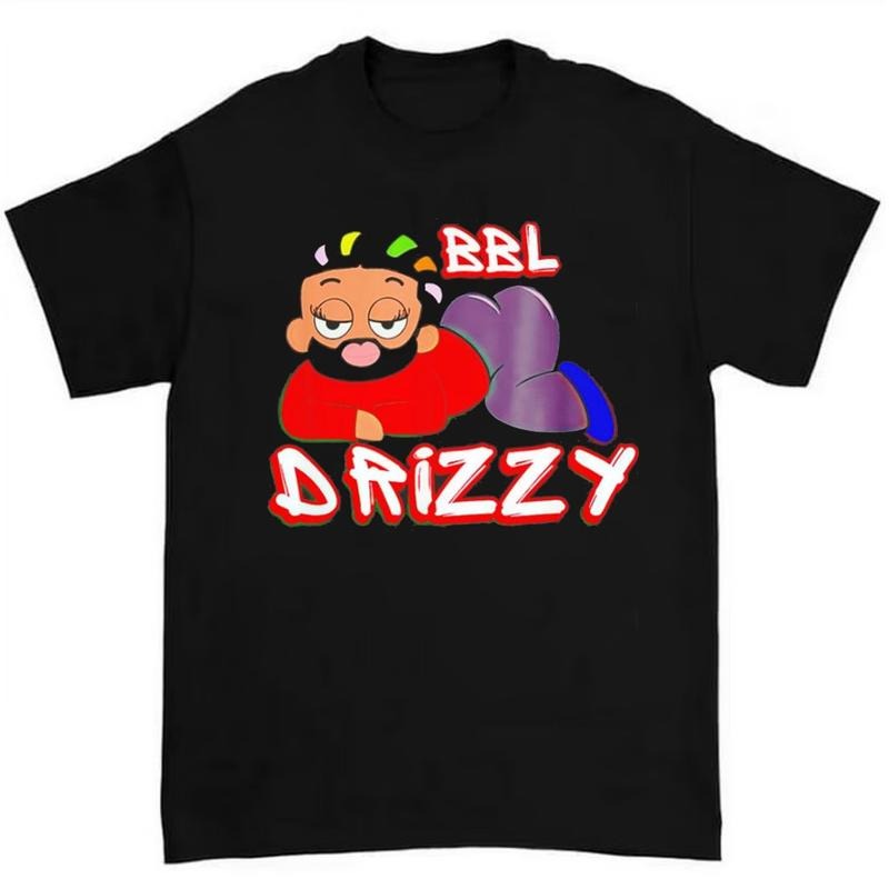 BBL Drizzy T-Shirt Featuring Funny Rapper Parody and Y2K Aesthetic Design Hoodie, Sweatshirt | GrindPrints.com