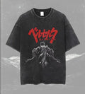 BBerserk Shirt  Anime Graphic Tee  Streetwear  Vintage Washed  Unisex Top  Washed Tshirt Japanese Graphic T Shirt unisex...