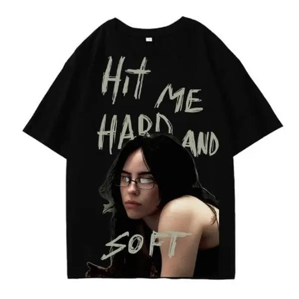 BBillieee Eilishhh Music Graphic T Shirt, Sweetshirt Fan Merch Hoodie, Sweatshirt | GrindPrints.com