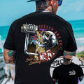 BEER & LOATHING Skull Print Men's T-shirt Sweatshirt Hoodie, Unisex Shirt, Today shirt, Love shirt, Retro Unisex, Life...