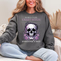 BEHIND EVERY CRAZY BITCH Women's Crew Neck Drop Shoulder Graphic Print Casual Vintage Grunge Style Top T-Shirts, Hoodie,...