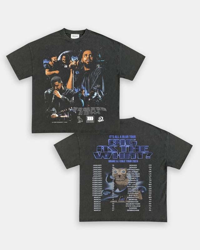 BIG AS THE WHAT TEE - SWEATSHIRT - HOODIE 2SIDES GRAPHIC TEES, MUSIC TOUR, GIFT FOR FANS TTP | GrindPrints.com