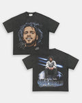 BIG FACE JCOLE TEE - SWEATSHIRT - HOODIE 2SIDES GRAPHIC TEES, MUSIC TOUR, GIFT FOR FANS TTP | GrindPrints.com