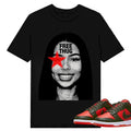 BIG FACE Mariah ST Free Thug, Shirt to match D.u.n.k Low Mystic Red, Shirt to matching Sneaker Hoodie, Sweatshirt