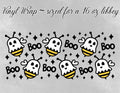 BOO BEES GHOST VINYL CUP WRAP T-Shirts, Hoodie, Sweatshirt | GrindPrints.com